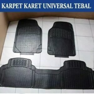 Karpet Karet Latai Mobil Universal Hitam
