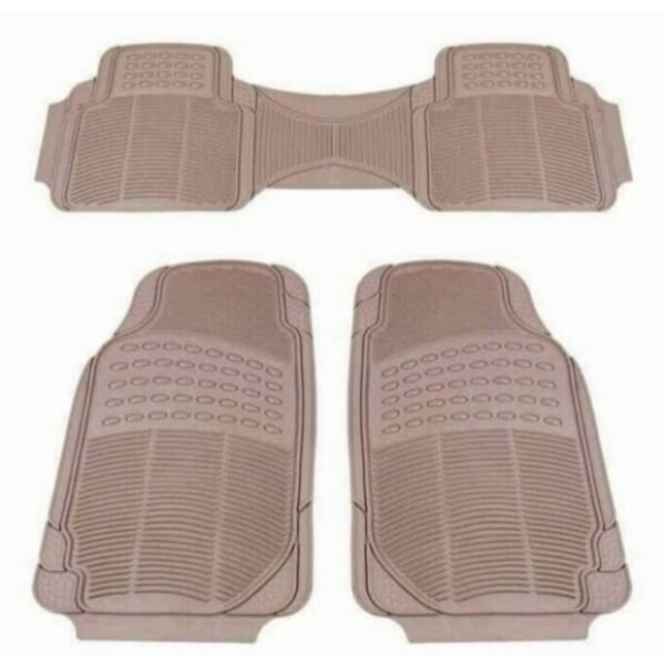 Karpet Karet Lantai Mobil Universal Cream Beige