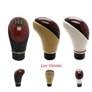 Shift Knob Universal Knop Gear Knob Kayu Type R Tuas Gigi Perseneling Transmisi Mobil Manual
