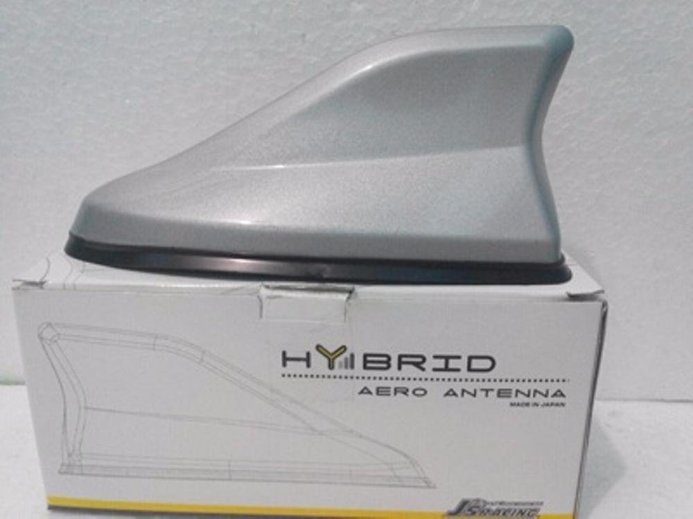 Antena Hybrid Sirip Hiu JS Racing WARNA SILVER SUPER BEST QUALITY